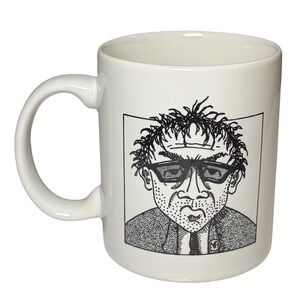 Slugg Mugg Graphic Illustration Coffee Mug White Ceramic Alternative Art USA